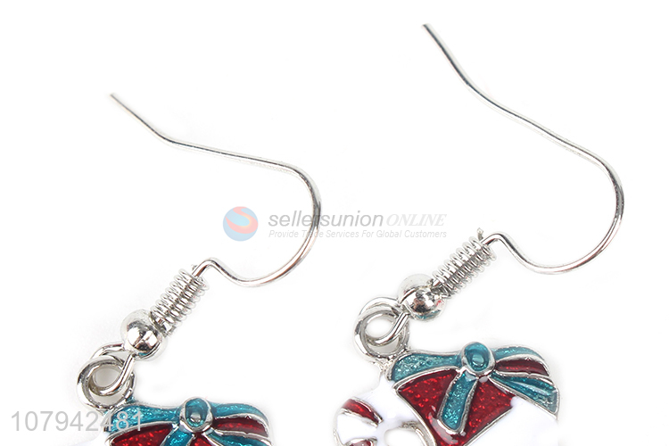 Best Sale Christmas Sock Pendant Dangle Earring Fashion Jewelry