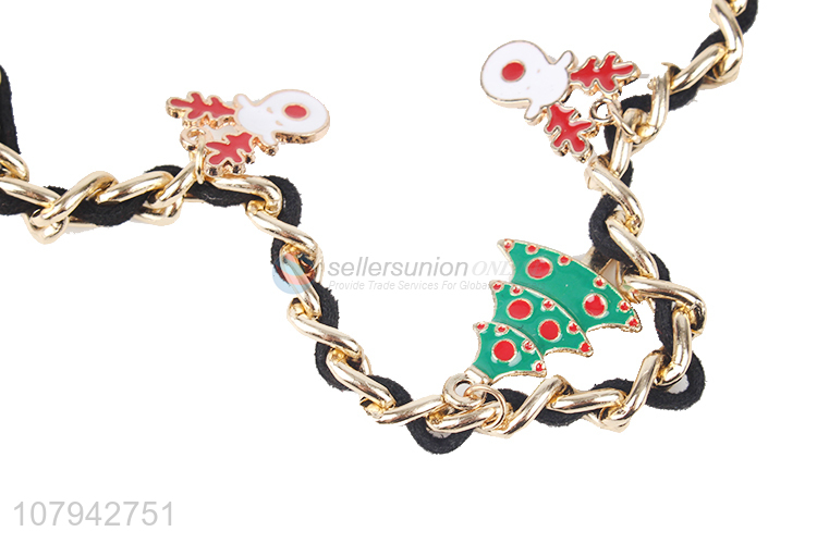 New Arrived Christmas Gift Christmas Elk Christmas Tree Charm Bracelets