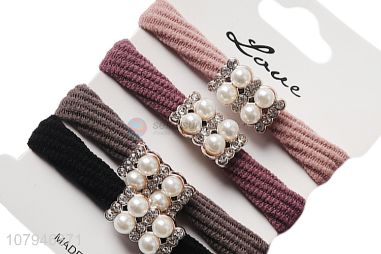 China imports multi-color all-match hair tie ladies simple hair accessories set