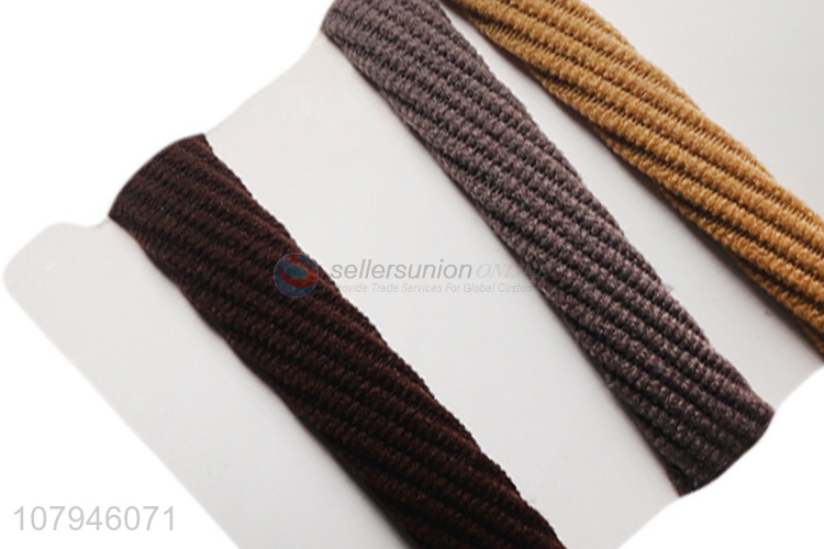 Good quality multi-color temperament hair ring ladies headband set