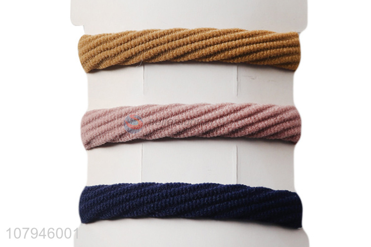 New products multicolor temperament pearl hair ring simple headband for ladies