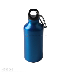 Hot sale blue aluminum bottle outdoor sports drinking water bottle