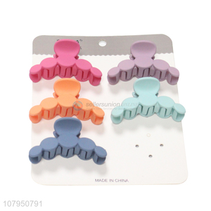 Top products multicolor plastic women hair claws clips for daily use