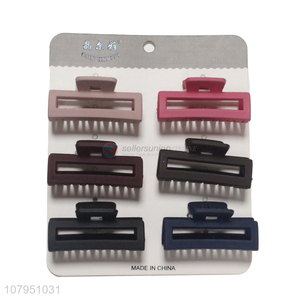 Top selling durable plastic hair claws clips for hair accessories