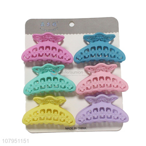 Good quality plastic fashion hair claw clips for hair accessories