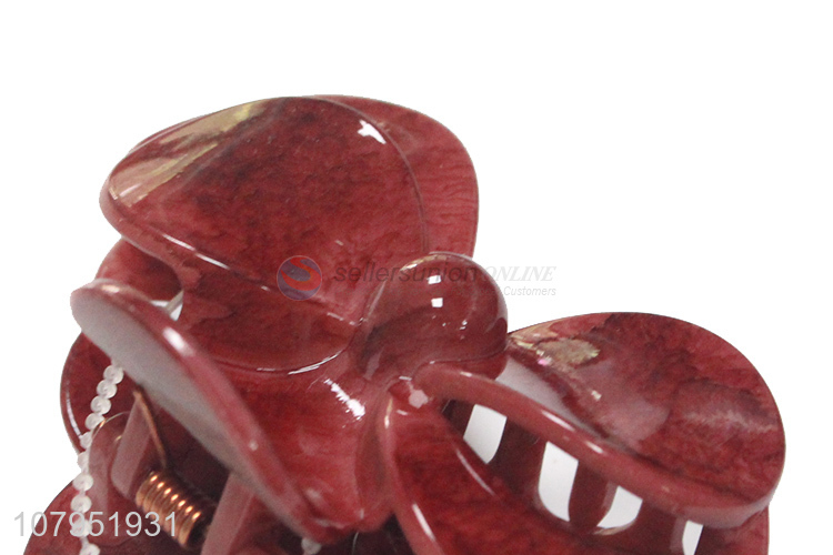 China products plastic women fashion hair decoration hair claw clips for sale