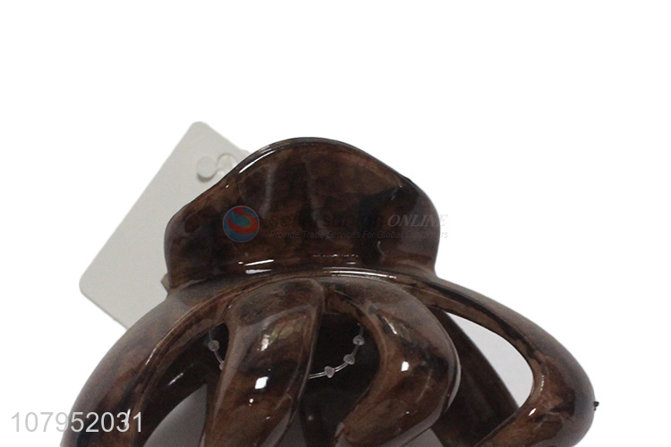 Best selling durable plastic women hair decoration hair claw clips wholesale
