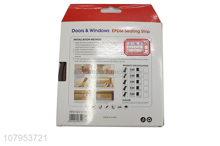 Top Quality EPDM Tape Self-Adhesive Door And Window Sealing Strip
