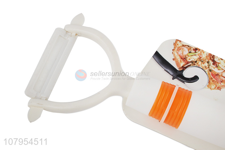Best selling pp handle ceramic kitchen peeler multifunctional peeler