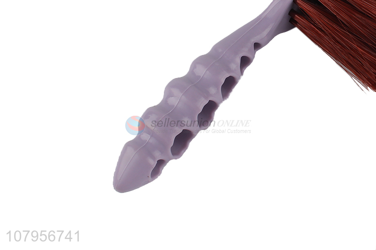 Yiwu wholesale purple short handle brush household cleaning bed brush