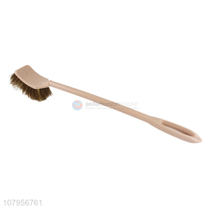 Good price beige household bathroom long handle toilet brush
