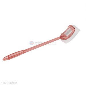 Good sale pink long handle plastic toilet brush universal cleaning brush