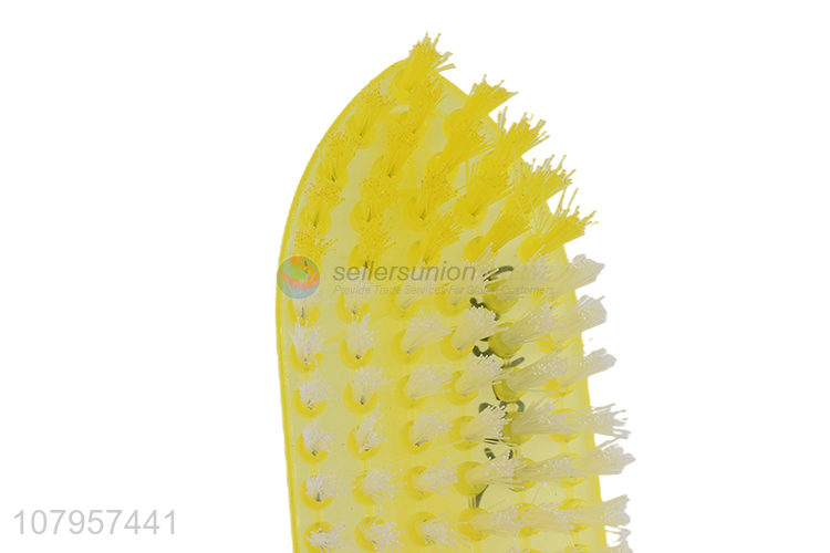 Yiwu wholesale yellow plastic cleaning brush universal laundry brush