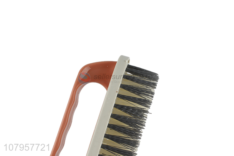 Good wholesale price orange plastic clothes cleaning brush for household