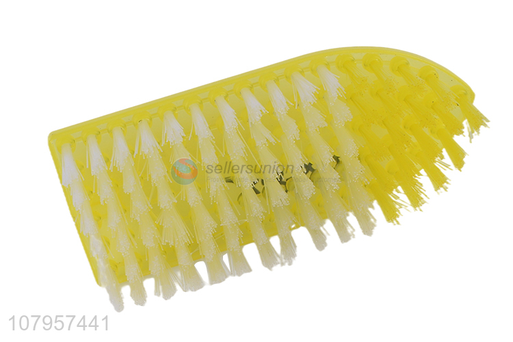 Yiwu wholesale yellow plastic cleaning brush universal laundry brush