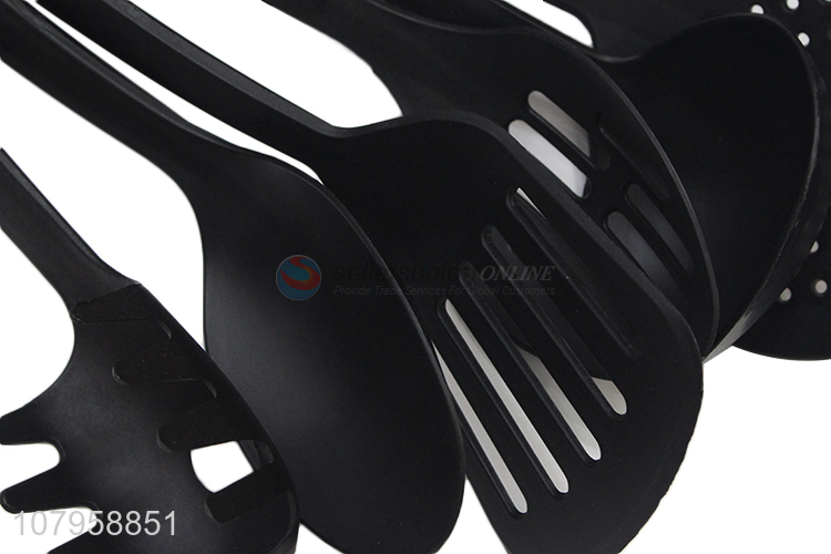 Yiwu export black nylon food grade spatula set kitchen tools