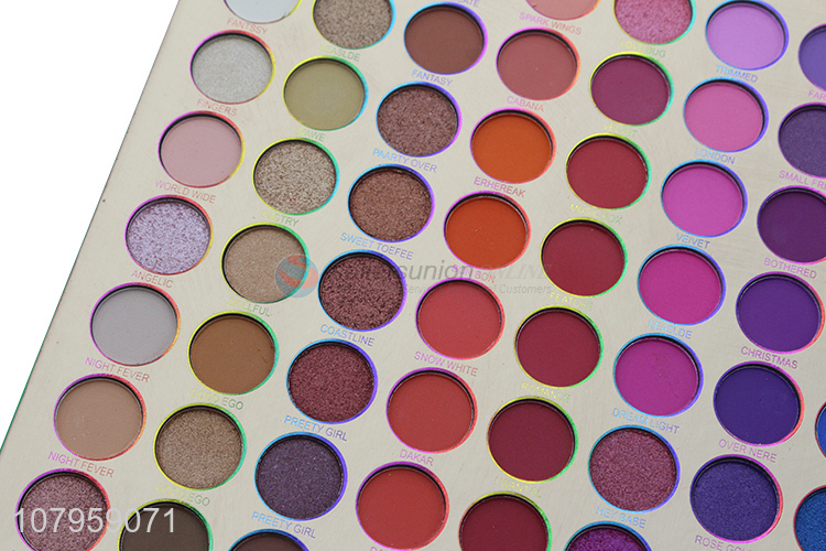 Hot selling 96 colors eyeshadow palette ladies cosmetics gift kit
