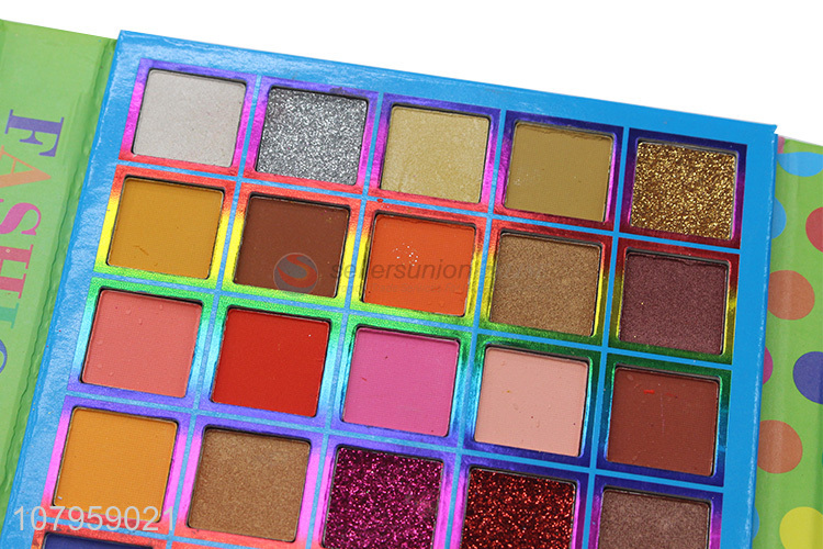 Online wholesale women cosmetic colorful eyeshadow palette 128 colors