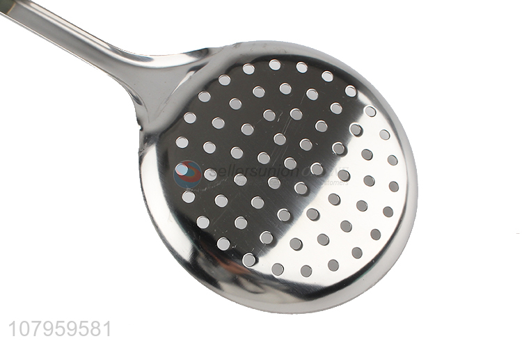 Fashion Stainless Steel Skimmer Slotted Spoon Cooking Colander