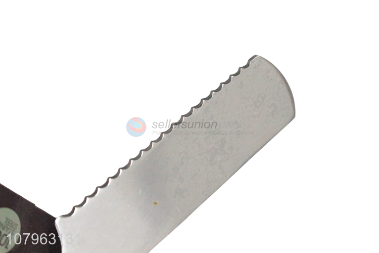 Best quality stainless steel long bread knife with plastic handle