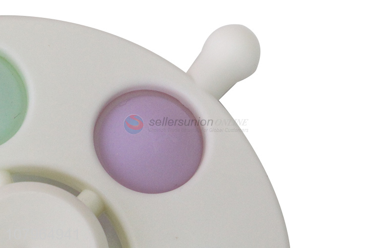 High quality push pop bubble fidget spinner toy stress reliever