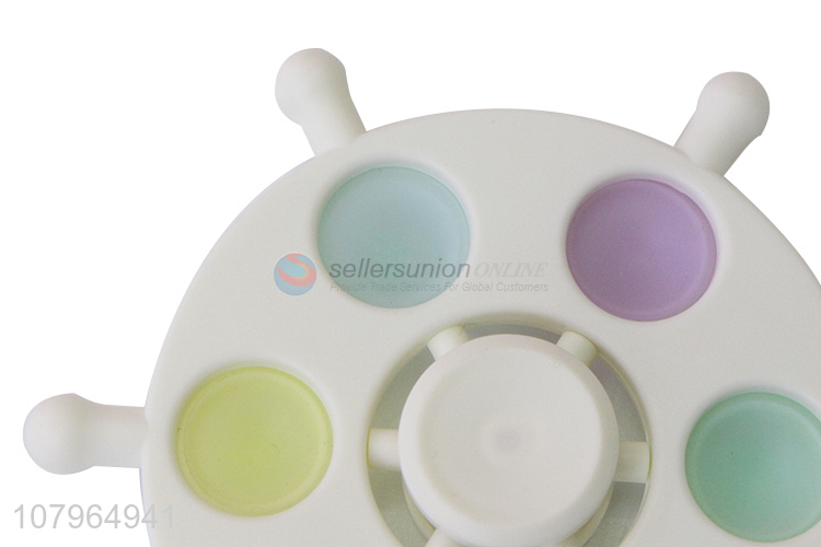 High quality push pop bubble fidget spinner toy stress reliever
