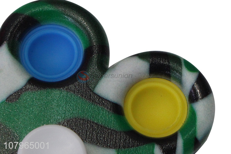 Factory wholesale simple dimple bubble fidget finger spinner toy