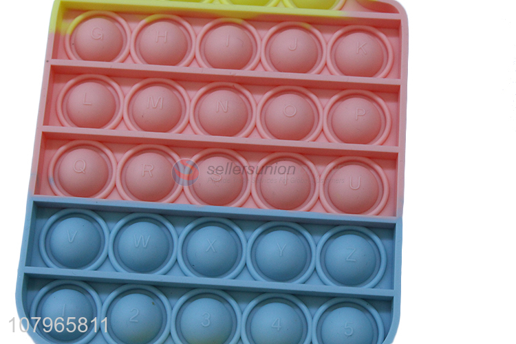 Factory direct sale creative kids anti-stress push bubble fidget toys