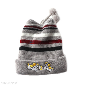 New arrival baby winter hat infant knitted hat newborn beanie cap