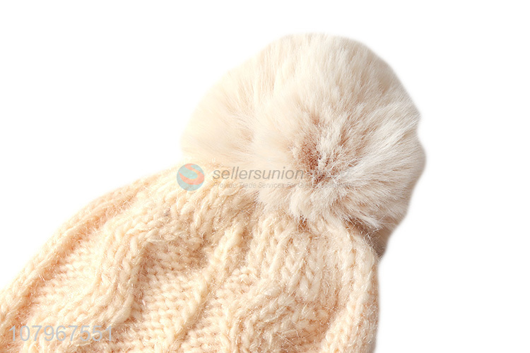 Recent product women ladies warm knitted beanie hat for fall winter