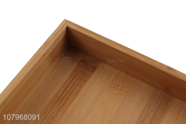 Wholesale price hardwood tray kitchen snack tray dinner plate