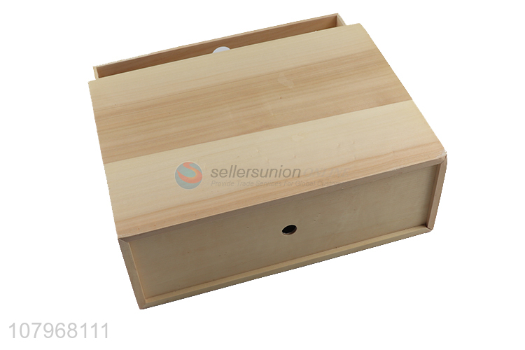 Hot selling wooden 2-layer drawer cabinet creative locker