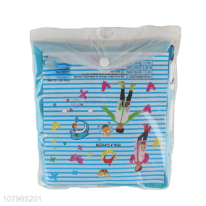 Cute design cartoon children plastic rain poncho with top quality