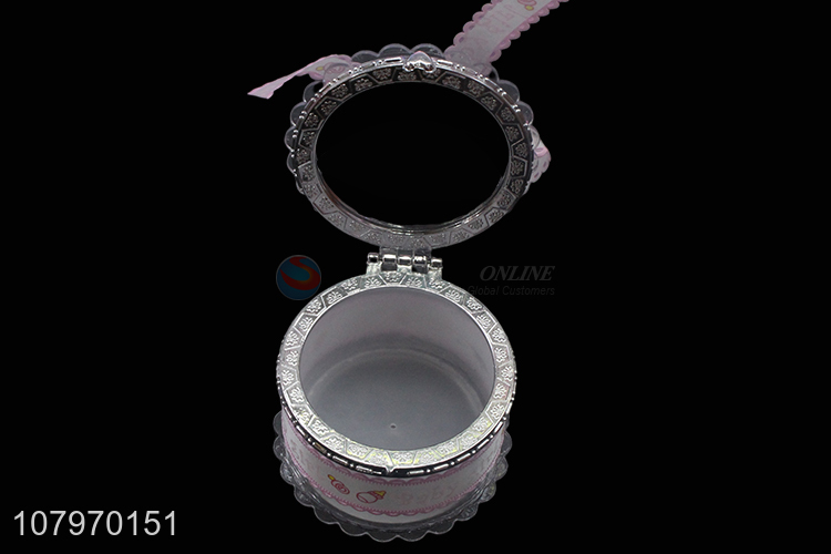 New arrival plastic baby jewel container jewelry box with mirror