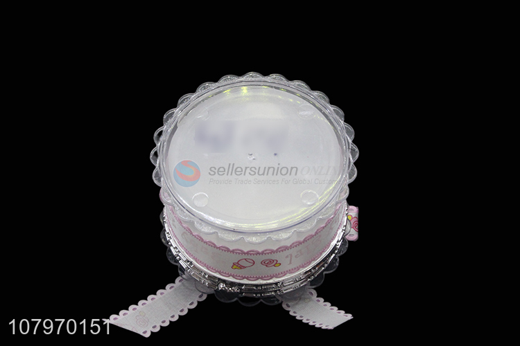 New arrival plastic baby jewel container jewelry box with mirror