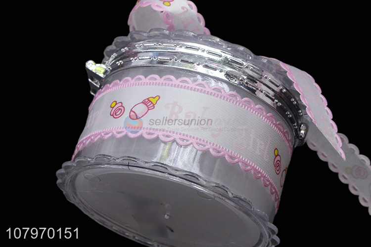 New arrival plastic baby jewel container jewelry box with mirror