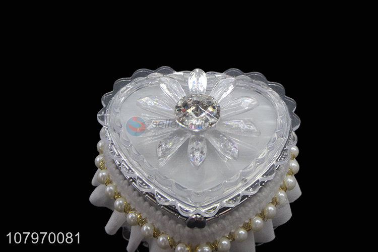 Latest arrival delicate plastic jewelry box pendant necklace ring boxes