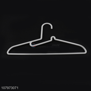 Wholeslae heavy duty utility plastic adult clothes hanger display hanger