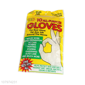 Low price transparent gloves disposable universal gloves wholesale