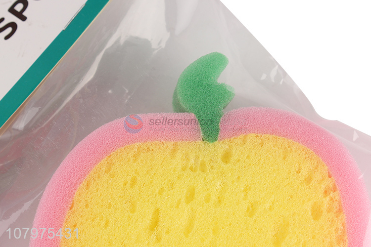 Yiwu market peach shape shower sponge children bath sponge