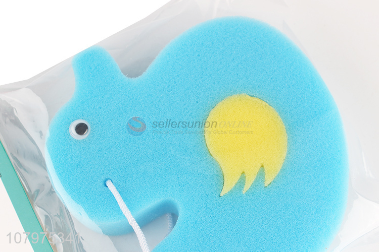 China supplier duck shape shower sponge children bath sponge