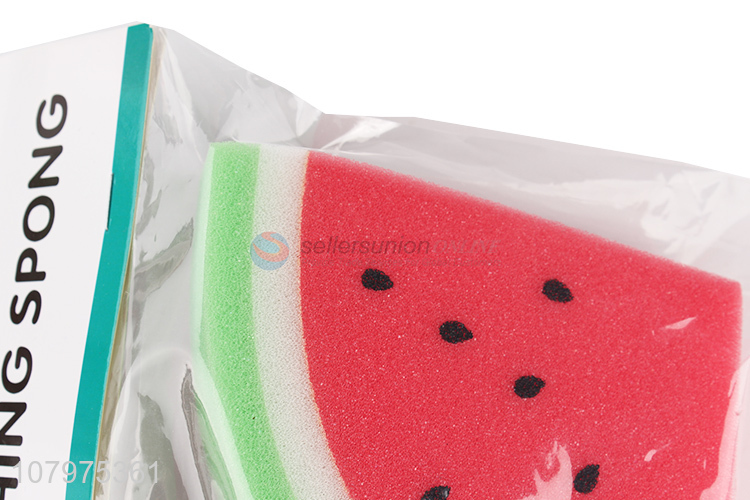 China imports watermelon shape bath exfoliating sponge for children