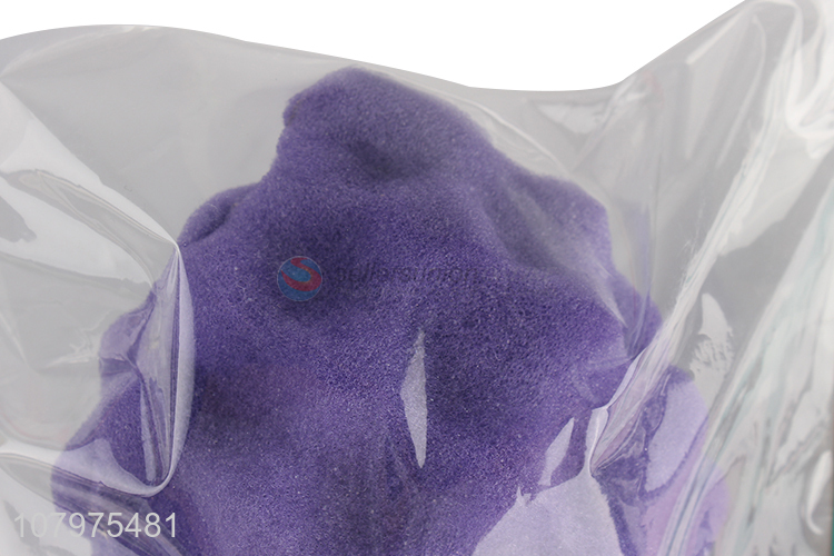New hot sale 3d grape shape kids body cleaning bath sponge
