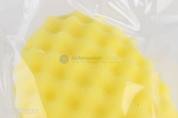 Most popular 3d pineapple shape bath sponge soft exfoliating puff
