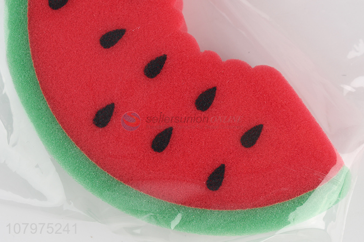 Online wholesale watermelon shape shower sponge for baby kids