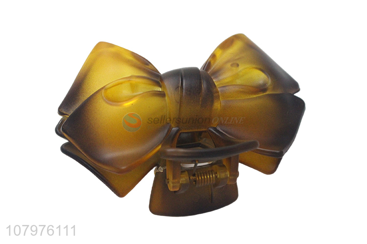 Good price bowknot shape women fashion hair claw clips wholesale