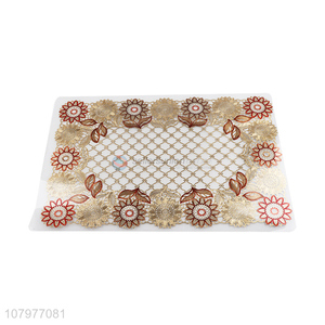 New Arrival Waterproof PVC Table Mat Rectangle Placemat