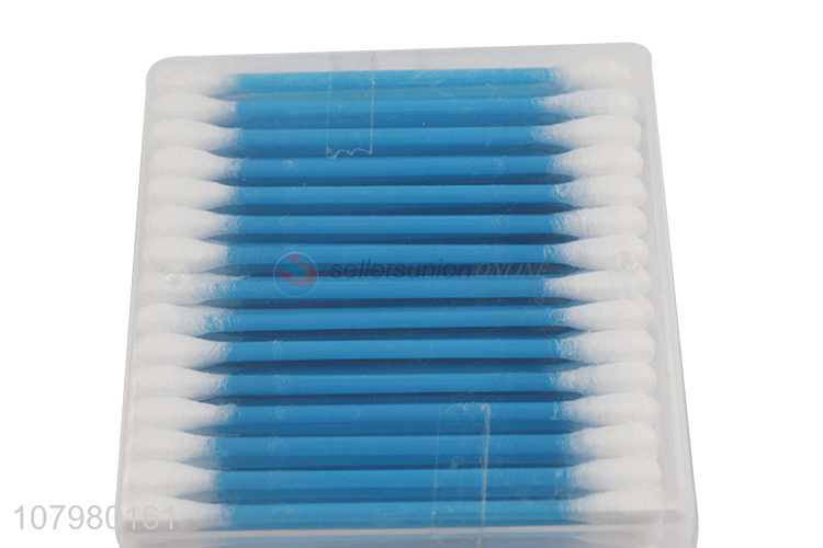 New arrival 100pieces soft cleaning cotton swabs with wooden stick