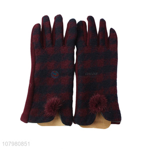 Good Quality Winter Warm Gloves Ladies Full Fingers Gloves