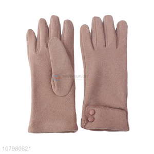 Best Quality Soft Warm Gloves Custom Winter Leisure Gloves For Ladies